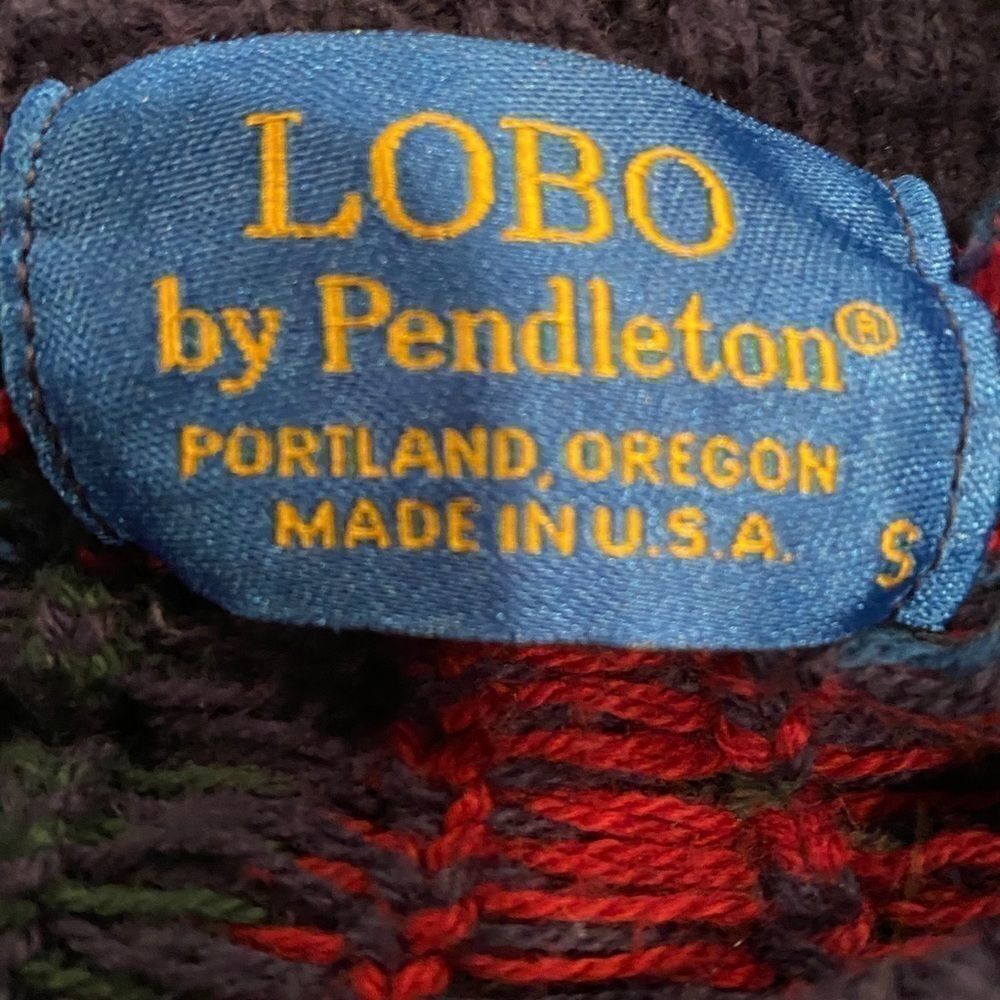 Pendleton LOBO Vintage Sweater size Small - Picture 3 of 5
